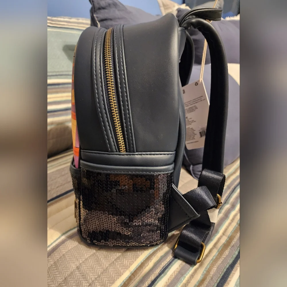 Harry Potter Loungefly Diagon Alley Backpack - Multicolor NWT - Picture 2 of 8